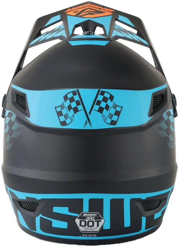 Answer AR1 Sweep Helmet Black/Astana/Hyper Orange Youth - Large - Main Product View