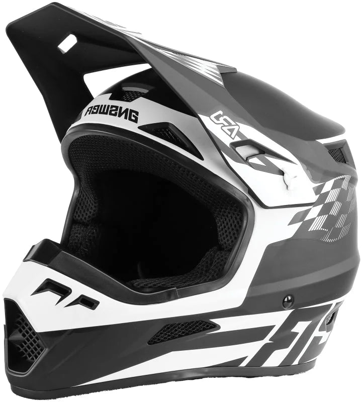 Answer AR1 Sweep Helmet Black/White - Medium - Main Product View