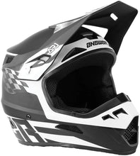 Load image into Gallery viewer, Answer AR1 Sweep Helmet Black/White Youth - Large - Side View