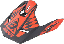 Load image into Gallery viewer, Answer AR1 Sweep Visor Black/Red Youth - Main Product View