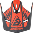 Load image into Gallery viewer, Answer AR1 Sweep Visor Black/Red Youth - Side View