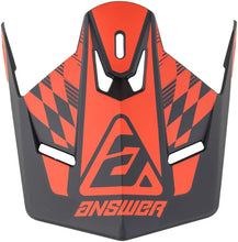Load image into Gallery viewer, Answer AR1 Sweep Visor Black/Red Youth - Side View