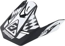 Load image into Gallery viewer, Answer AR1 Sweep Visor Black/White - Main Product View