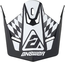 Load image into Gallery viewer, Answer AR1 Sweep Visor Black/White - Side View