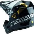Load image into Gallery viewer, Answer AR3 Ronin Helmet Black/White/Gold - Small - Installation View