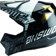 Load image into Gallery viewer, Answer AR3 Ronin Helmet Black/White/Gold - Small - Additional View 5