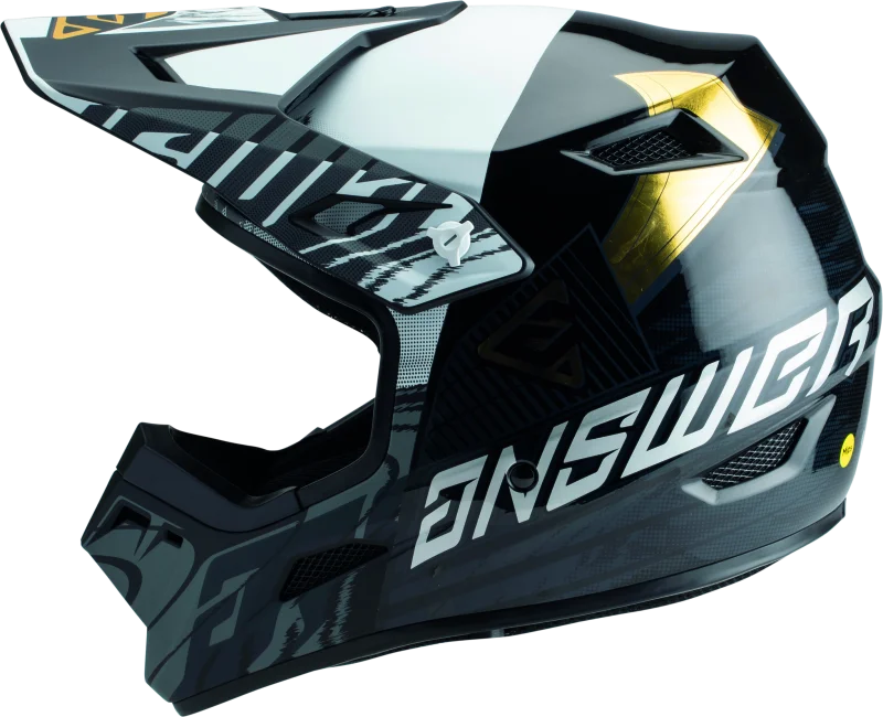 Answer AR3 Ronin Helmet Black/White/Gold - Small - Additional View 5