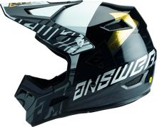 Load image into Gallery viewer, Answer AR3 Ronin Helmet Black/White/Gold - Small - Additional View 5