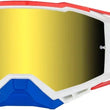 Load image into Gallery viewer, Answer ARC Bolt Goggles Red/White/Blue/Gold - Adult