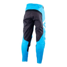 Load image into Gallery viewer, Answer Syncron Essential Pants Cyan/White/Black Youth Size - 20 - Side View