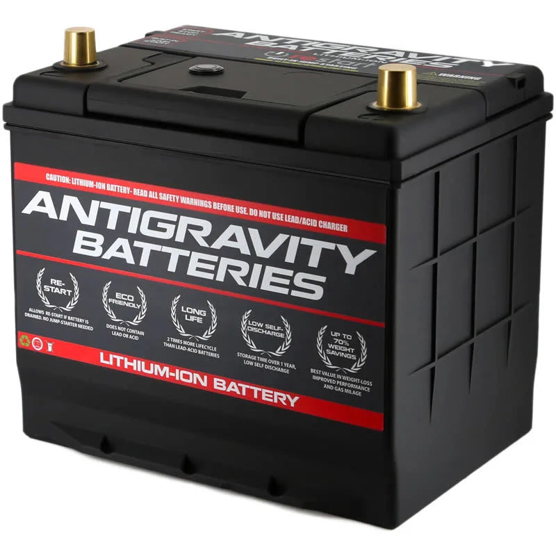 Antigravity Group 24R Lithium Car Battery w/Re-Start - Back View