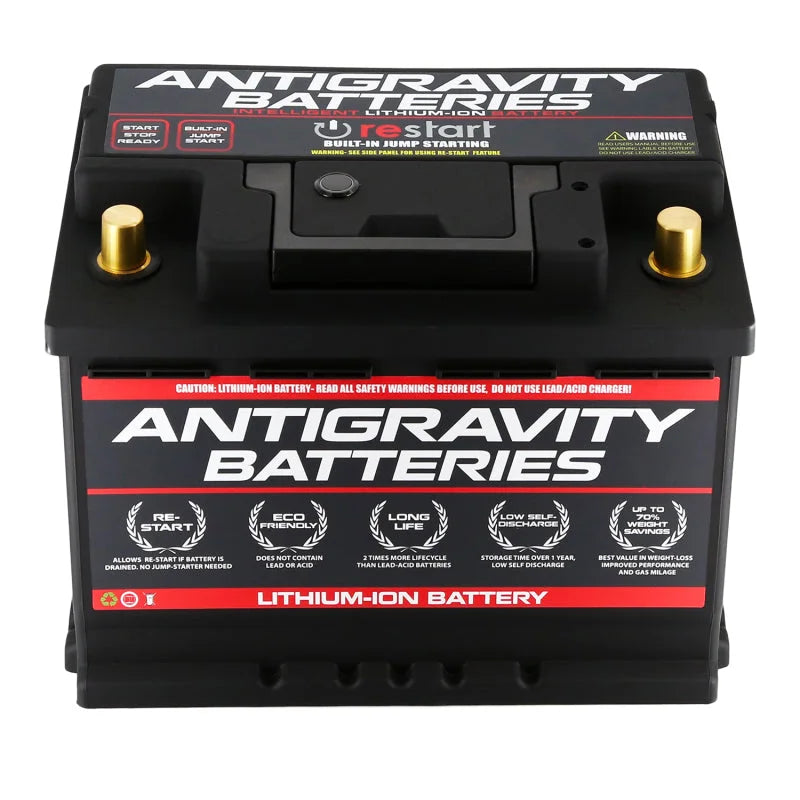 Antigravity H5/Group 47 Lithium Car Battery w/Re-Start - Side View