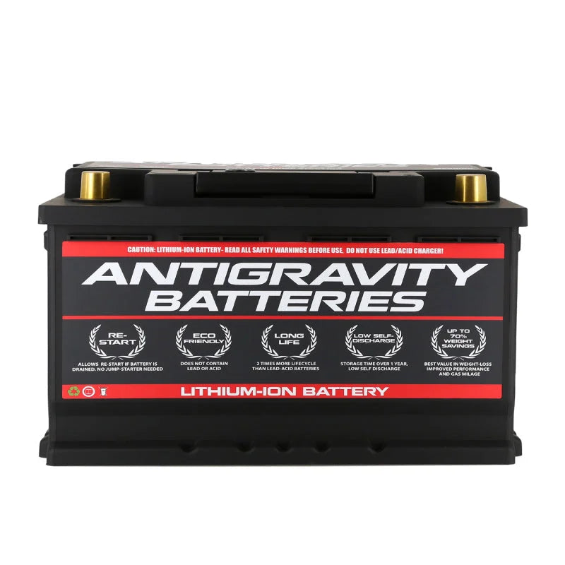 Antigravity H7/Group 94R Lithium Car Battery w/Re-Start - Side View