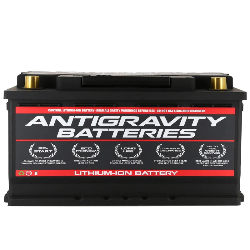 Antigravity H8/Group 49 Lithium Car Battery w/Re-Start - Side View