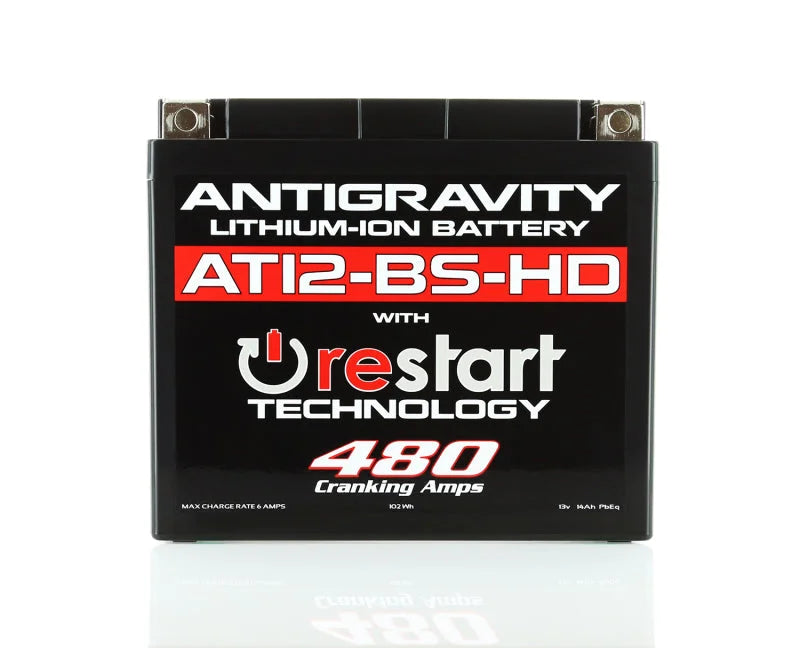 Antigravity YT12-BS High Power Lithium Battery w/Re-Start - Side View
