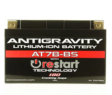 Load image into Gallery viewer, Antigravity YT7B-BS Lithium Battery w/Re-Start - Main Product View