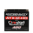 Load image into Gallery viewer, Antigravity YTX12 High Power Lithium Battery w/Re-Start - Main Product View