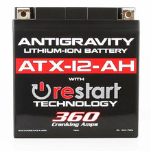 Load image into Gallery viewer, Antigravity YTX12B-BS Lithium Battery w/Re-Start - Side View