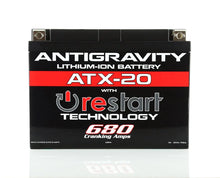 Load image into Gallery viewer, Antigravity YTX20 Lithium Battery w/Re-Start - Main Product View