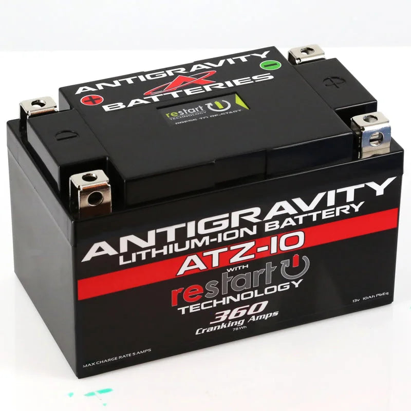 Antigravity YTZ10 Lithium Battery w/Re-Start - Main Product View