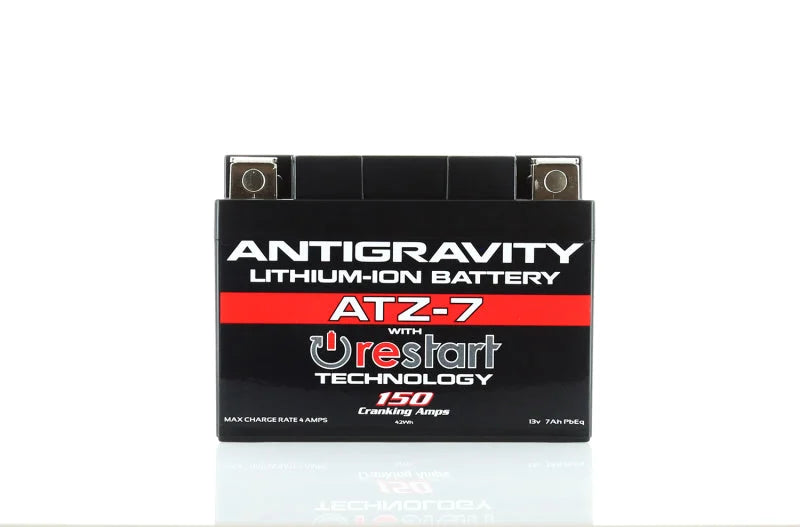 Antigravity YTZ7 Lithium Battery w/Re-Start - Side View