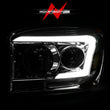 Load image into Gallery viewer, Anzo 06-09 Dodge RAM 1500/2500/3500 Headlights Chrome Housing/Clear Lens (w/ Light Bars) - Additional View 5