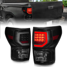 Load image into Gallery viewer, Anzo 07-11 Toyota Tundra Full LED Tailights Black Housing Smoke Lens G2 (w/C Light Bars) - Main Product View