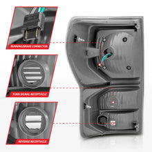 Load image into Gallery viewer, Anzo 07-11 Toyota Tundra Full LED Tailights Black Housing Smoke Lens G2 (w/C Light Bars) - Installation View