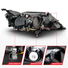 Load image into Gallery viewer, Anzo 14-20 Chevrolet Impala Square Projector LED Bar Headlights w/ Black Housing - Installation View
