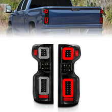 Load image into Gallery viewer, Anzo 19-21 Chevy Silverado Full LED Tailights Black Housing Clear Lens G2 (w/C Light Bars) - Main Product View