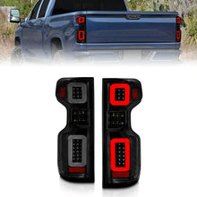 Load image into Gallery viewer, Anzo 19-21 Chevy Silverado Full LED Tailights Black Housing Smoke Lens G2 (w/C Light Bars) - Main Product View