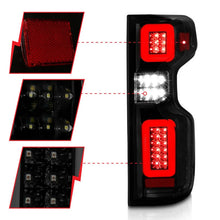 Load image into Gallery viewer, Anzo 19-21 Chevy Silverado Full LED Tailights Black Housing Smoke Lens G2 (w/C Light Bars) - Additional View 7