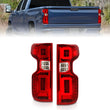 Load image into Gallery viewer, Anzo 19-21 Chevy Silverado Work Truck Full LED Tailights Chrome Housing Red Lens G2(w/C Light Bars) - Main Product View