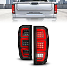 Load image into Gallery viewer, Anzo 19-23 GMC Sierra 1500/2500HD/3500HD Black Replacement Full LED Bar Tail Light - Main Product View