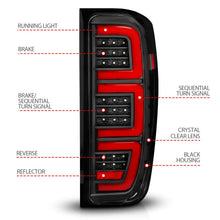 Load image into Gallery viewer, Anzo 19-23 GMC Sierra 1500/2500HD/3500HD Black Replacement Full LED Bar Tail Light - Installation View