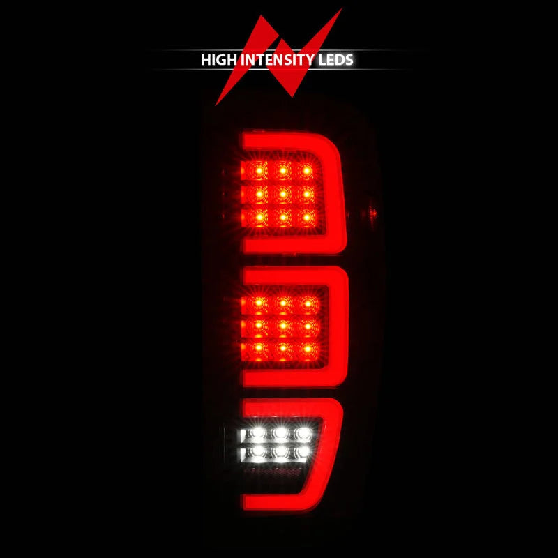 Anzo 19-23 GMC Sierra 1500/2500HD/3500HD Black Replacement Full LED Bar Tail Light - Additional View 5