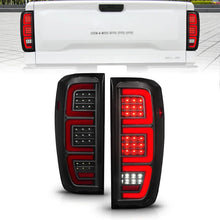 Load image into Gallery viewer, Anzo 19-23 GMC Sierra 1500/2500HD/3500HD Smoke Black Replacement Full LED Bar Tail Light - Main Product View