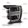 Load image into Gallery viewer, Anzo 21-23 Ford F150 LED Projector Headlight w/Switchback+Sequential - Black (Driver Side Only) - Back View