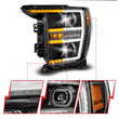 Load image into Gallery viewer, Anzo 21-23 Ford F150 LED Projector Headlight w/Switchback+Sequential - Black (Driver Side Only) - Installation View