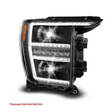 Load image into Gallery viewer, Anzo 21-23 Ford F150 LED Projector Headlight w/Switchback+Sequential - Black (Passenger Side Only) - Installation View