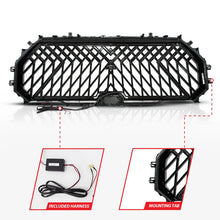 Load image into Gallery viewer, Anzo 22-24 Toyota Tundra Full LED Light Tube Front Grille w/ Initiation &amp; Running Light - Back View