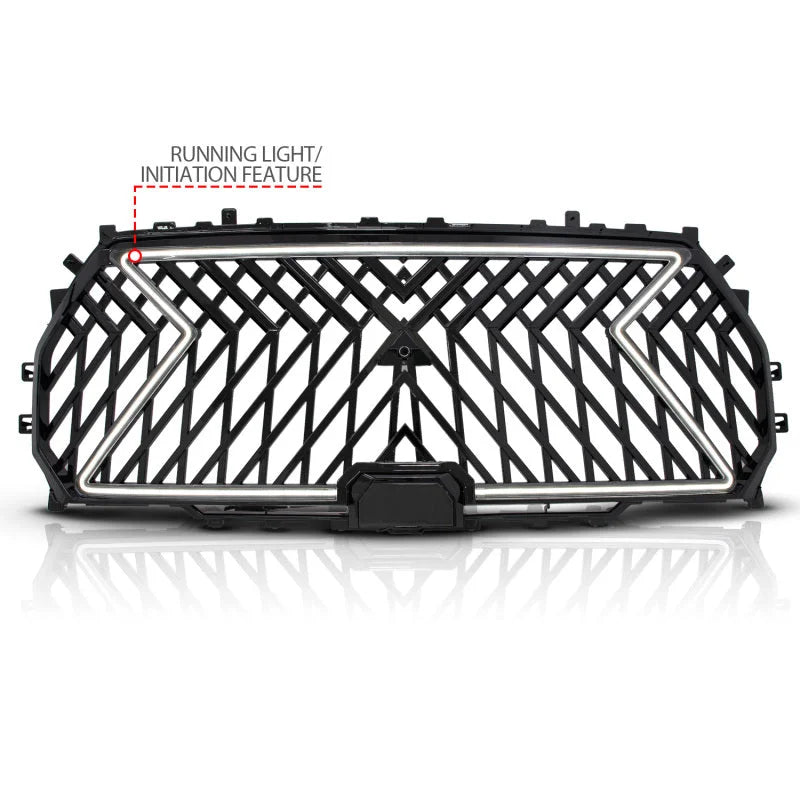 Anzo 22-24 Toyota Tundra Full LED Light Tube Front Grille w/ Initiation & Running Light - Additional View 7