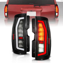 Load image into Gallery viewer, Anzo Black Full LED Tail Light Plank Style w/ Clear Lens fits 2007-2014 Chevrolet Suburban / Tahoe / GMC Yukon / Yukon Xl - Main Product Vi...