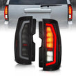 Load image into Gallery viewer, Anzo Black Full LED Tail Light Plank Style w/ Smoke Lens fits 2007-2014 Chevrolet Suburban / Tahoe / GMC Yukon / Yukon Xl - Main Product Vi...