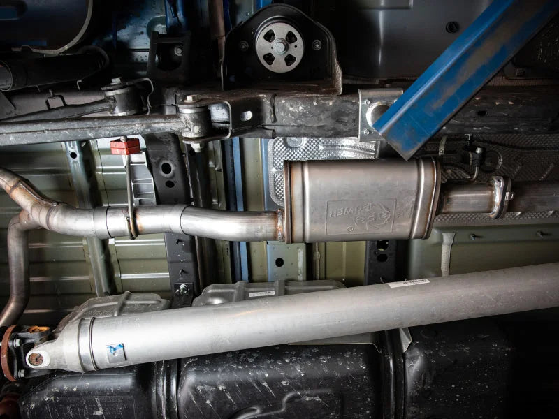 Apollo GT Series 409 Stainless Steel Muffler Upgrade Pipe 2019 Ram 1500 V8-5.7L HEMI - Side View
