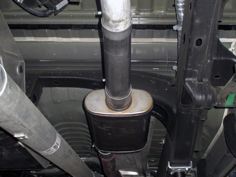 Apollo GT Series 409 Stainless Steel Muffler Upgrade Pipe GM Silverado/Sierra 1500 19-20 V8-5.3L - Side View