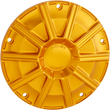 Load image into Gallery viewer, Arlen Ness 10-Gauge Derby Cover - Gold - Touring/Trike 700-004 - Main Product View
