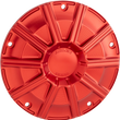 Load image into Gallery viewer, Arlen Ness 10-Gauge Derby Cover - Red - Touring/Trike 700-006 - Main Product View