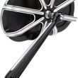 Load image into Gallery viewer, Arlen Ness 10 Gauge Mirror - Black - Left 13-160 - Side View
