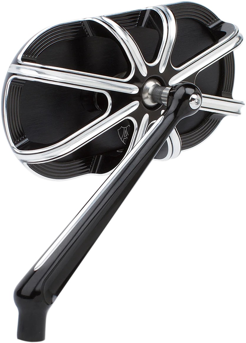 Arlen Ness 10 Gauge Mirror - Black - Left 13-160 - Side View